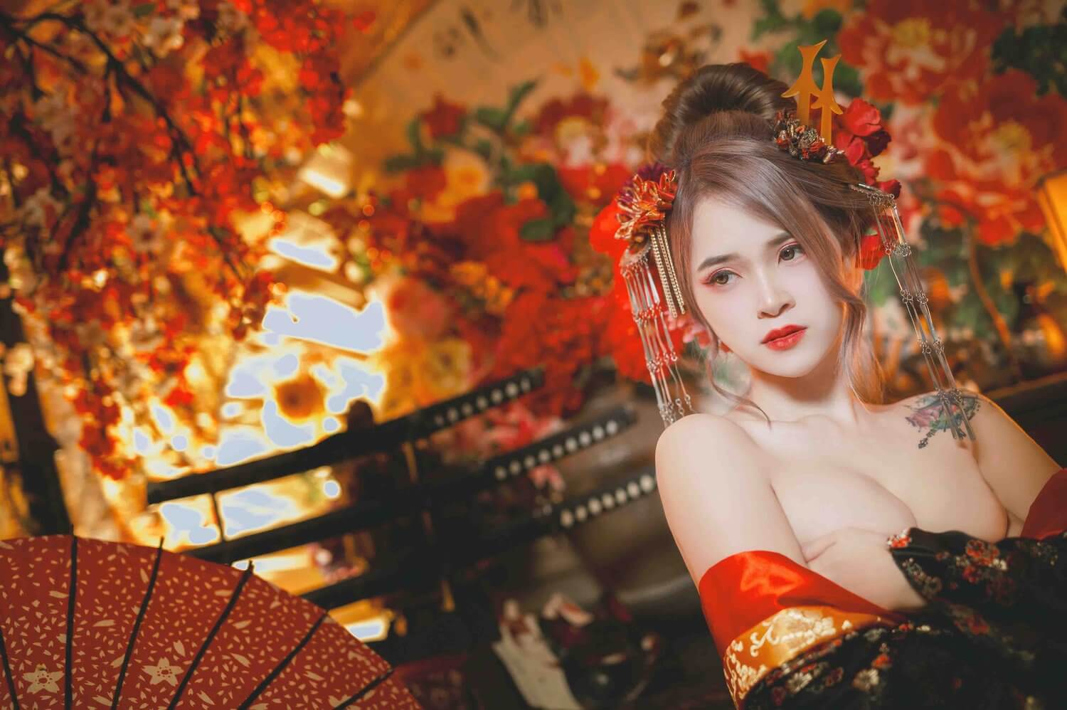 花魁之魅：捕捉優雅動人的每一刻的第3張圖片